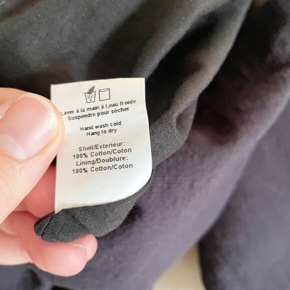 Birds of North America Blue Cream Cotton Mod Mini Shift Sleeveless Dress - Picture 7 of 7